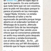 respuesta a la cagada