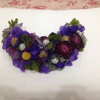 Tocado de porcelana fria o flores naturales??help meeeee - 1