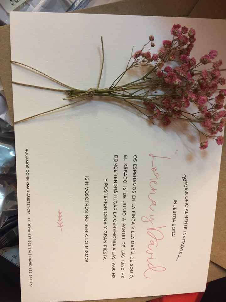 Ya llegaron las invitaciones!!! - 2