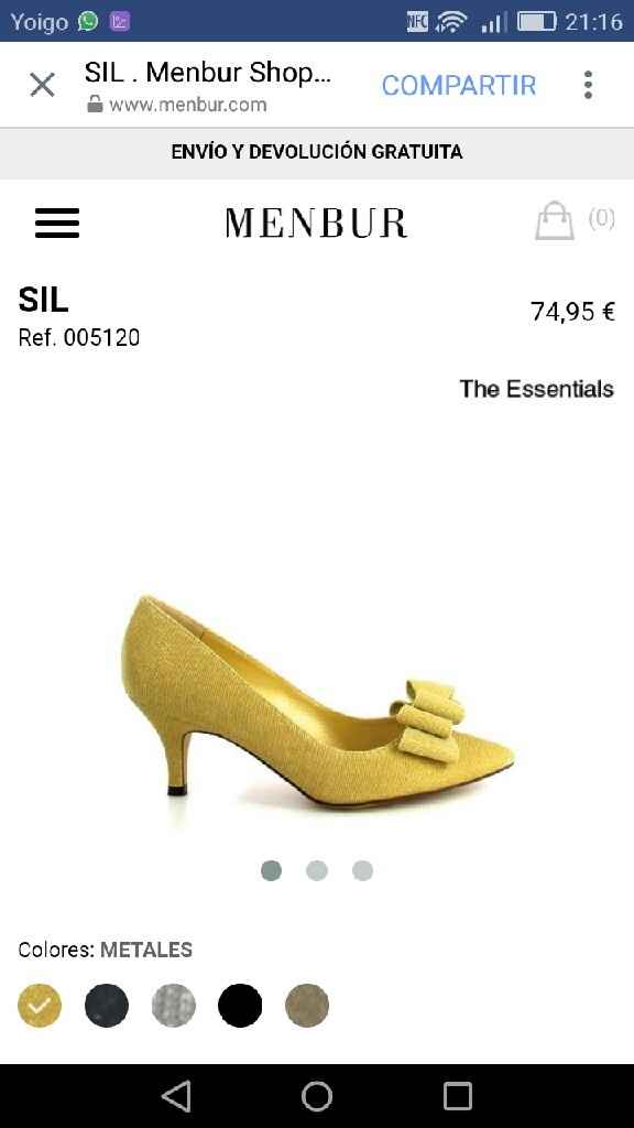 Zapatos amarillos barcelona - 1