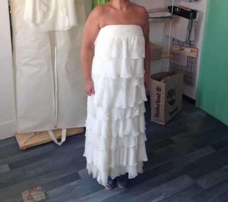 Desastre arreglo de mi vestido