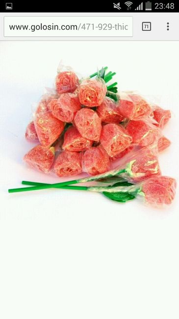 Ramo de chuches rosas - 1