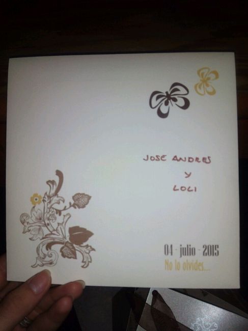 Dar un toque especial al sobre de invitacion - 1