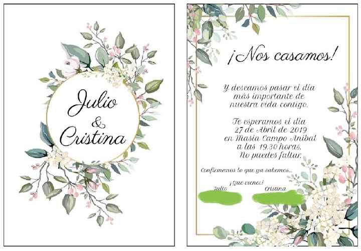 invitaciones de feliz boda - 1