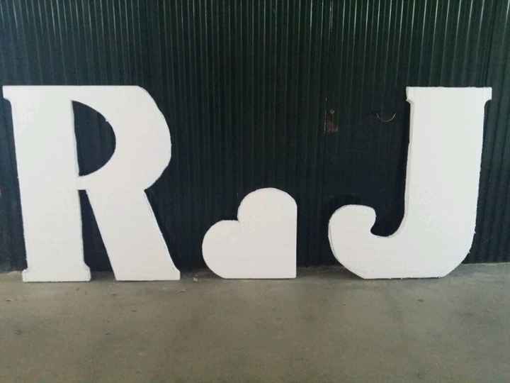 Letras gigantes - 1