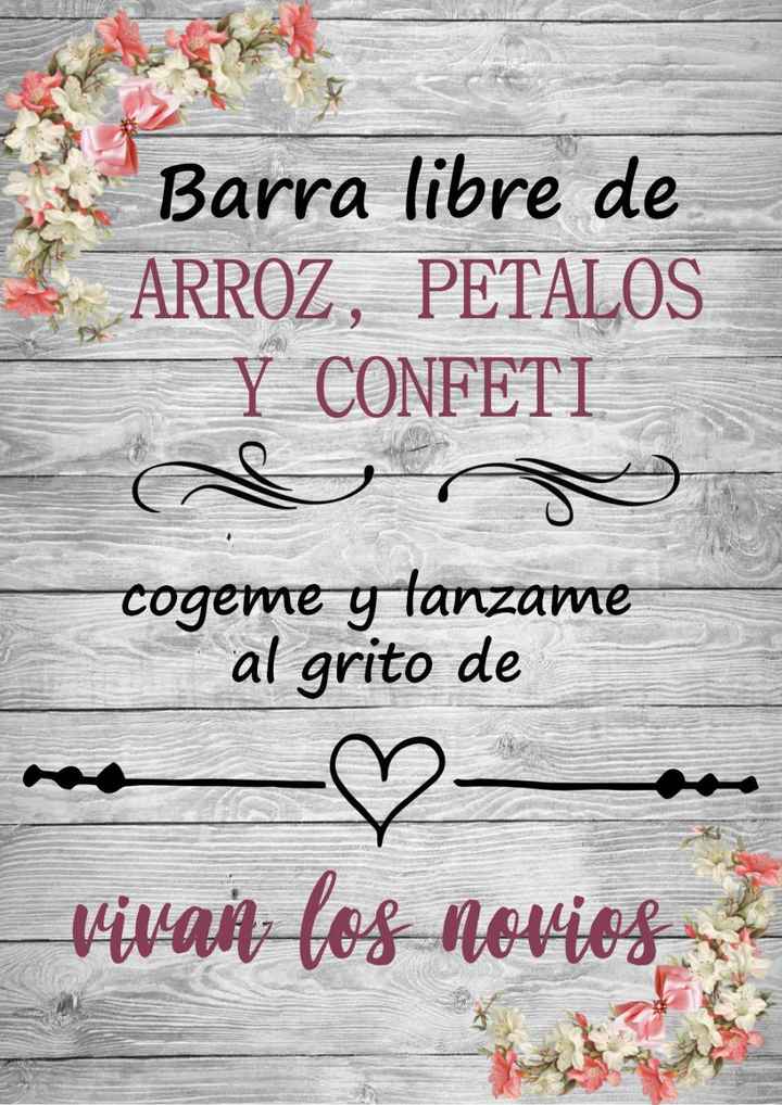 cartel arroz