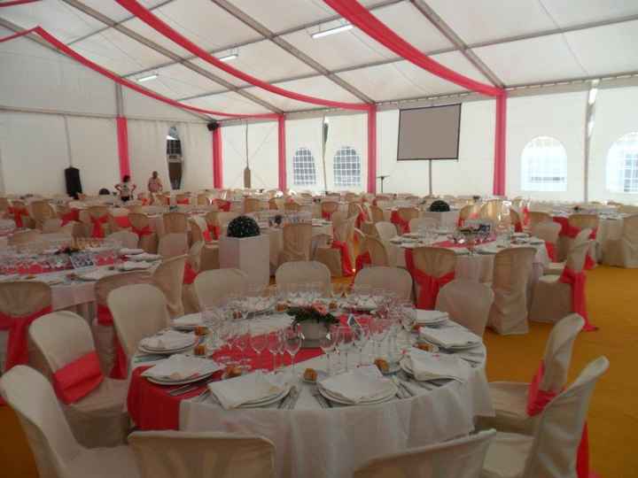 Decoracion de la carpa
