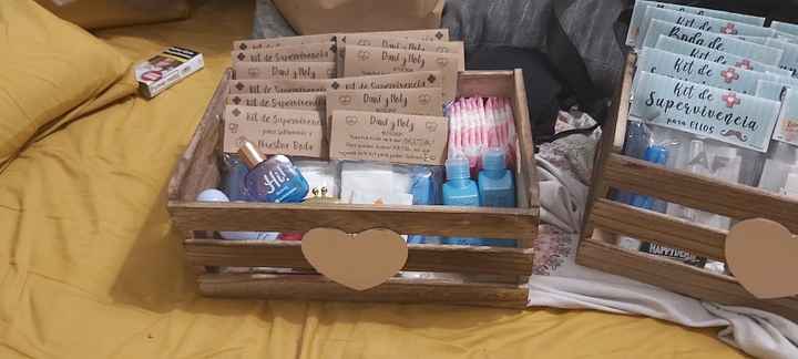 Kit de supervivencia baño individual....¿cuántas bolsitas? - 2