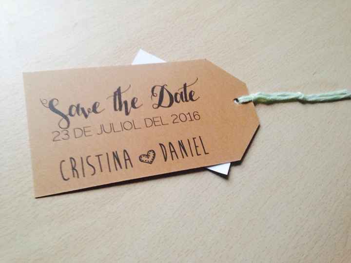 Save the date diy - 1