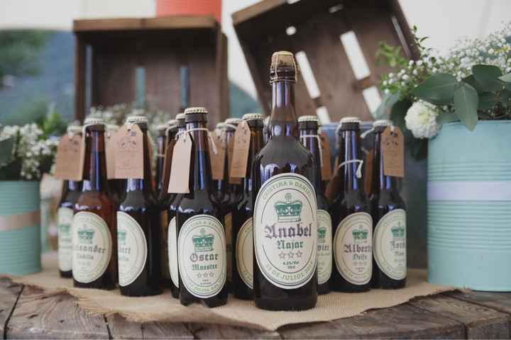 Cervezas como regalo de invitados - 1