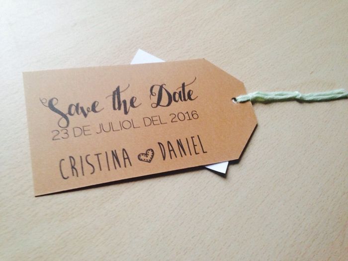 Save the date diy - 1