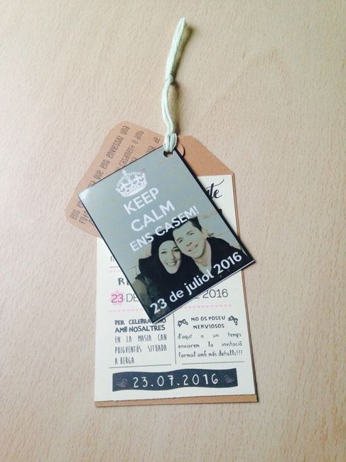 Save the date diy - 2