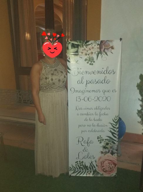 Cartel bienvenida boda. - 1