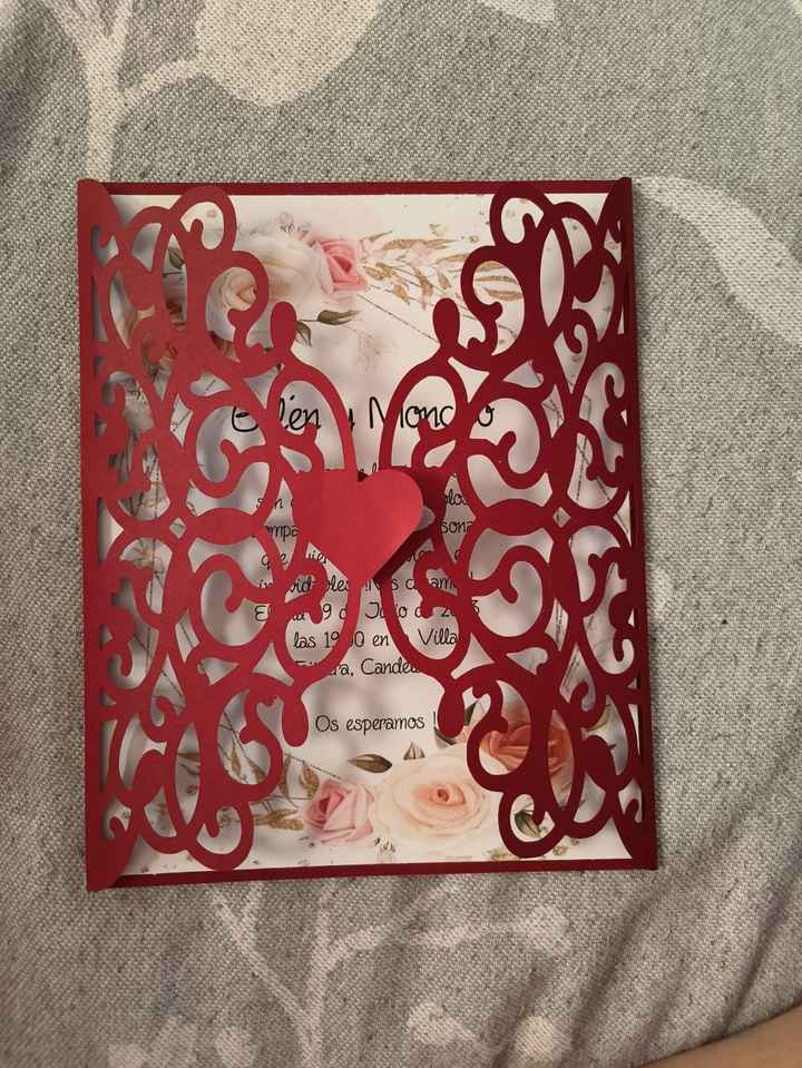 Nuestras invitaciones de boda - 1