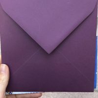 Compra de sobres para la invitación - 1