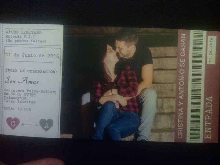 Mis invitacionessssss!!!! con foto - 1