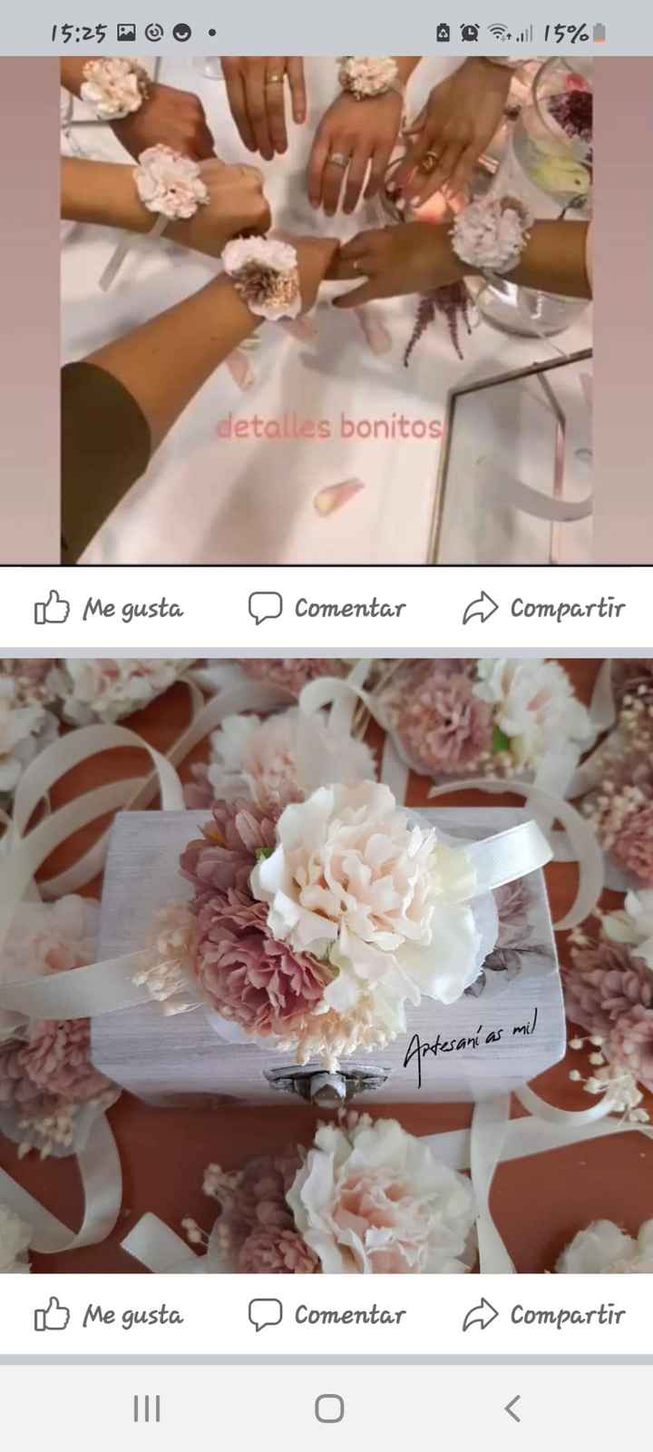 Pulseras de flores - 2