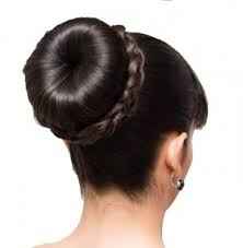 moño trenza