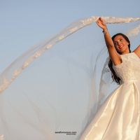 postboda en la playa
