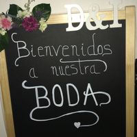 Pizarra bienvenida acabada!! 💜 - 1