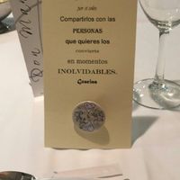 Agradecimiento en las mesas - 1