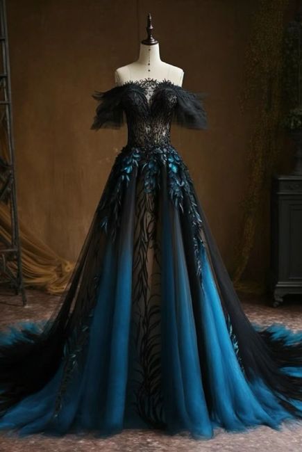 Vestido de novia estilo gótico/emo - 2