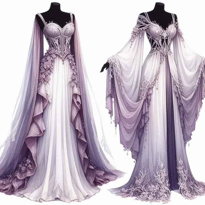 Vestido de novia estilo gótico/emo - 5
