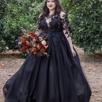 Vestido de novia estilo gótico/emo - 3
