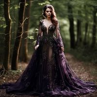 Vestido de novia estilo gótico/emo - 4