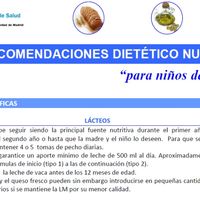 Recomendación CM lácteos