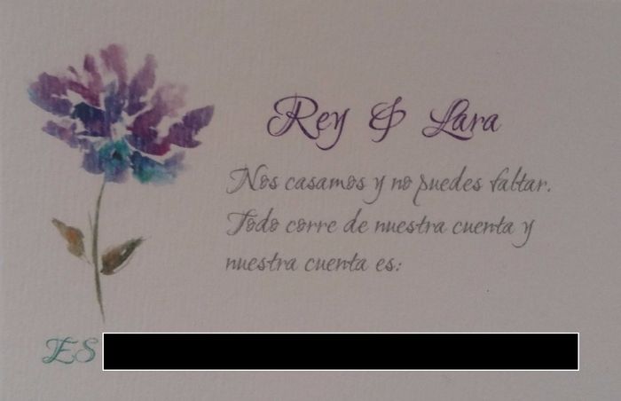 Tarjetas nº cuenta