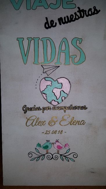 Mi cartel de bienvenida😊 - 4