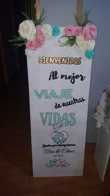 Mi cartel de bienvenida😊 - 6