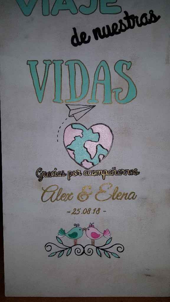 Mi cartel de bienvenida😊 - 4