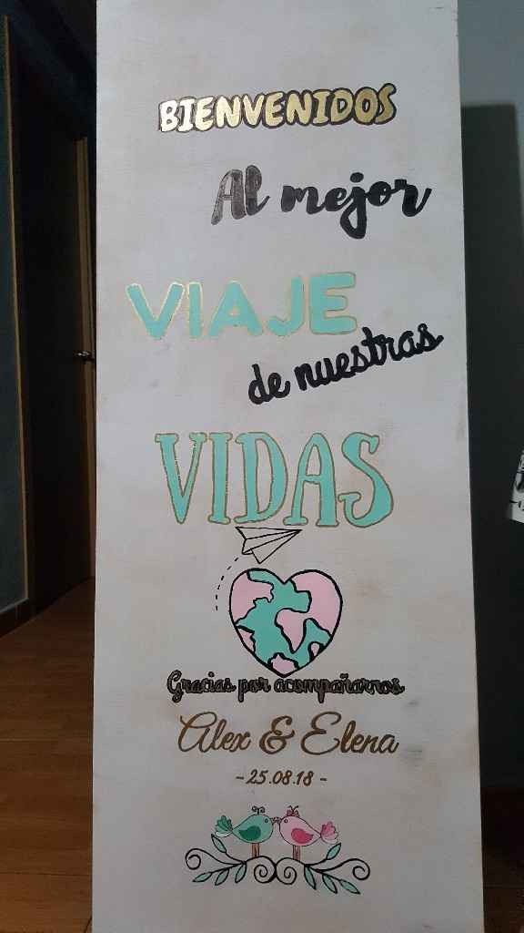 Mi cartel de bienvenida😊 - 5