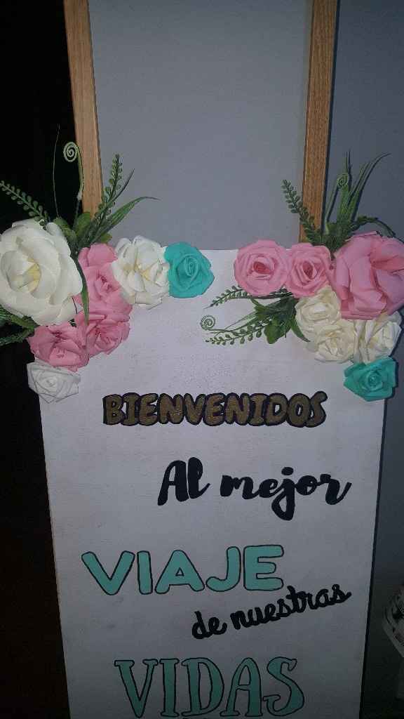 Mi cartel de bienvenida😊 - 9