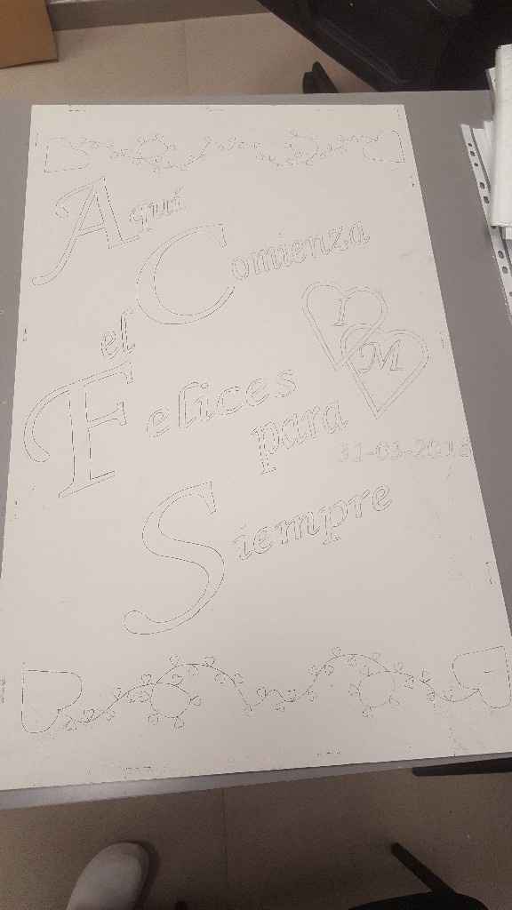 Mi cartel de bienvenida - 2