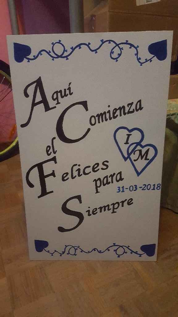 Mi cartel de bienvenida - 5
