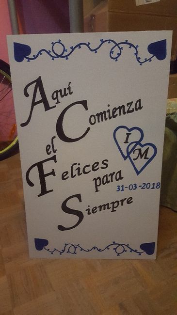 Mi cartel de bienvenida - 5