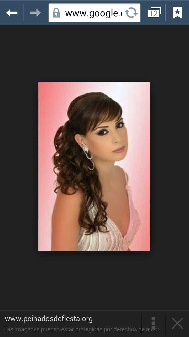 Peinado con flequillo para el día de la boda - 7