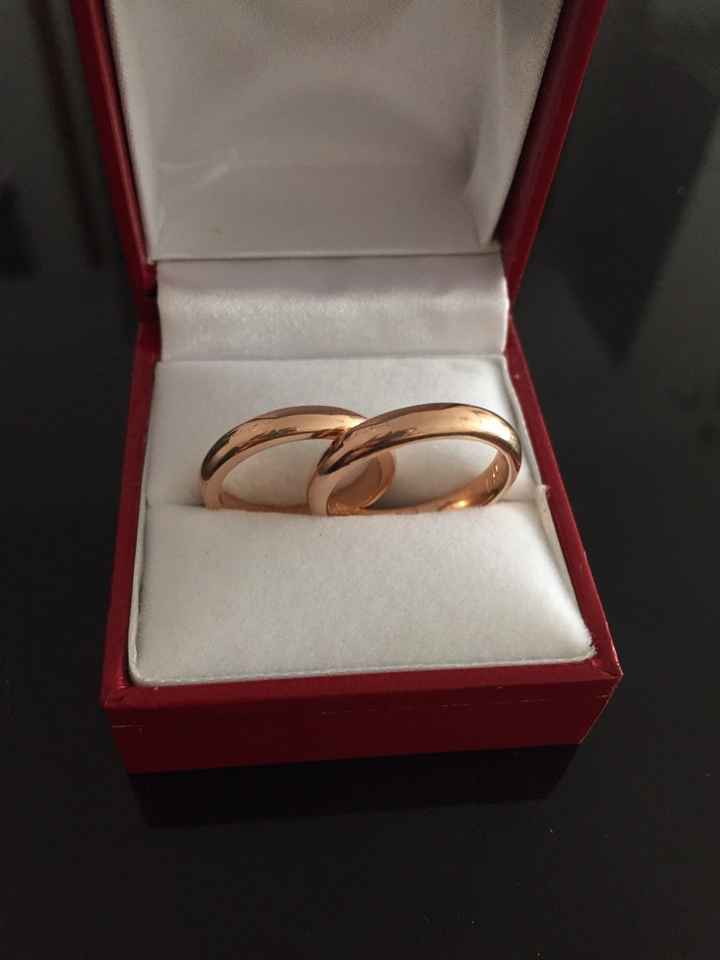 Alianzas en oro rosa - 1