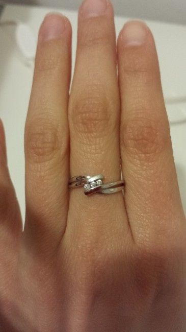 Nuestros anillos de compromiso... - 1
