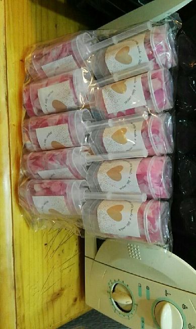 Pompones en lugar de arroz 6