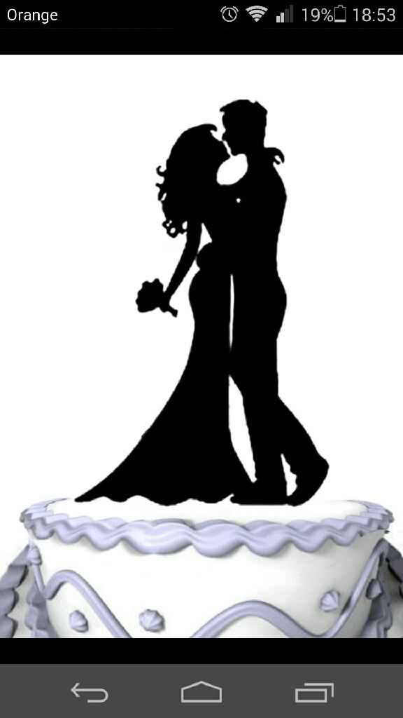 Figura de novios tarta - 1
