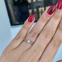 Anillo de compromiso; mano izquierda o derecha? - 1