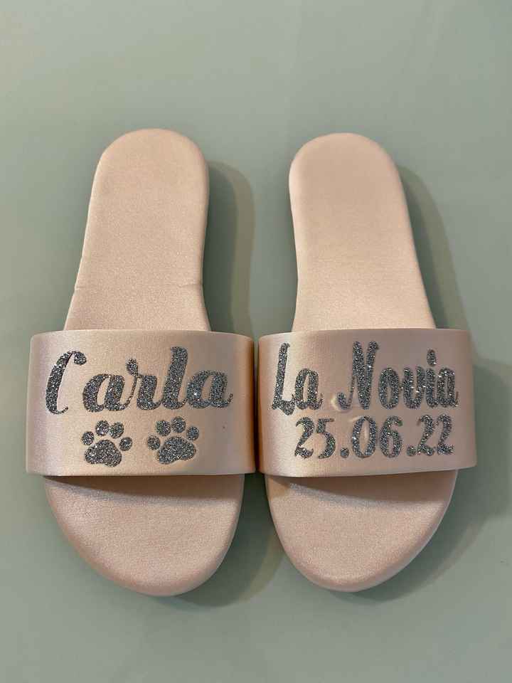 Zapatillas satén personalizadas - 1