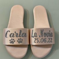 Zapatillas satén personalizadas - 1