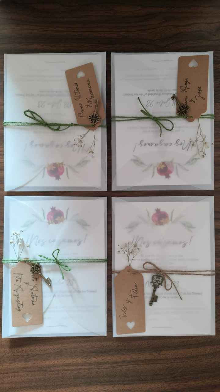 ¡¡invitaciones listas!! 😍😍 - 1
