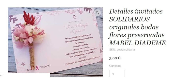 Regalo de boda solidario 5
