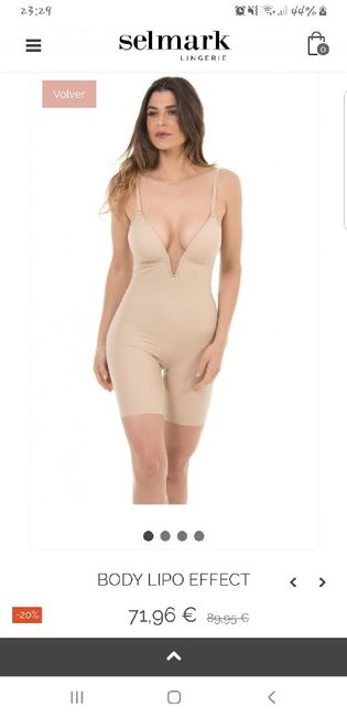 Body escote/espalda descubierta 1